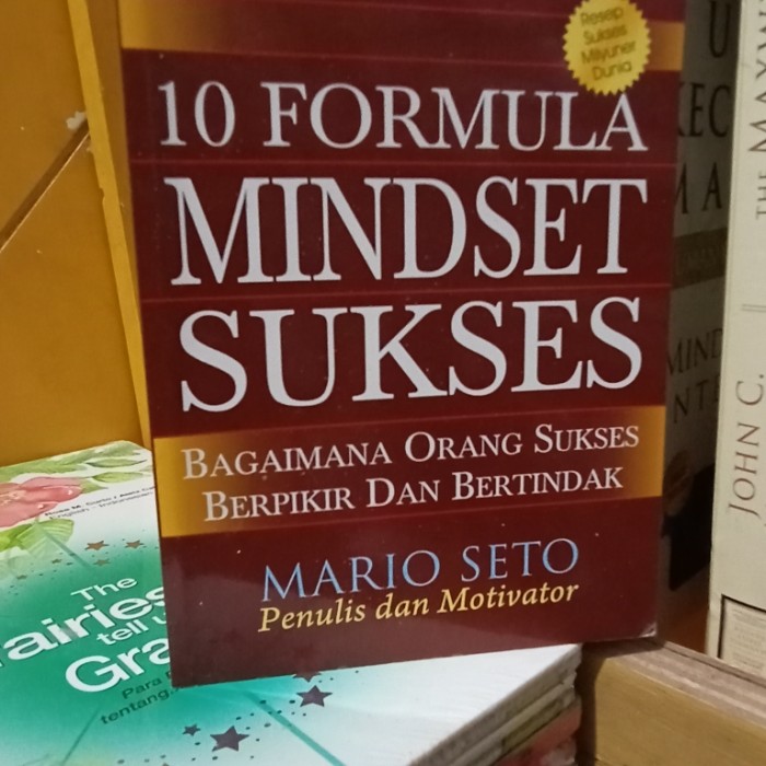 Cover 10 Formula Mindset Sukses / Mario Seto