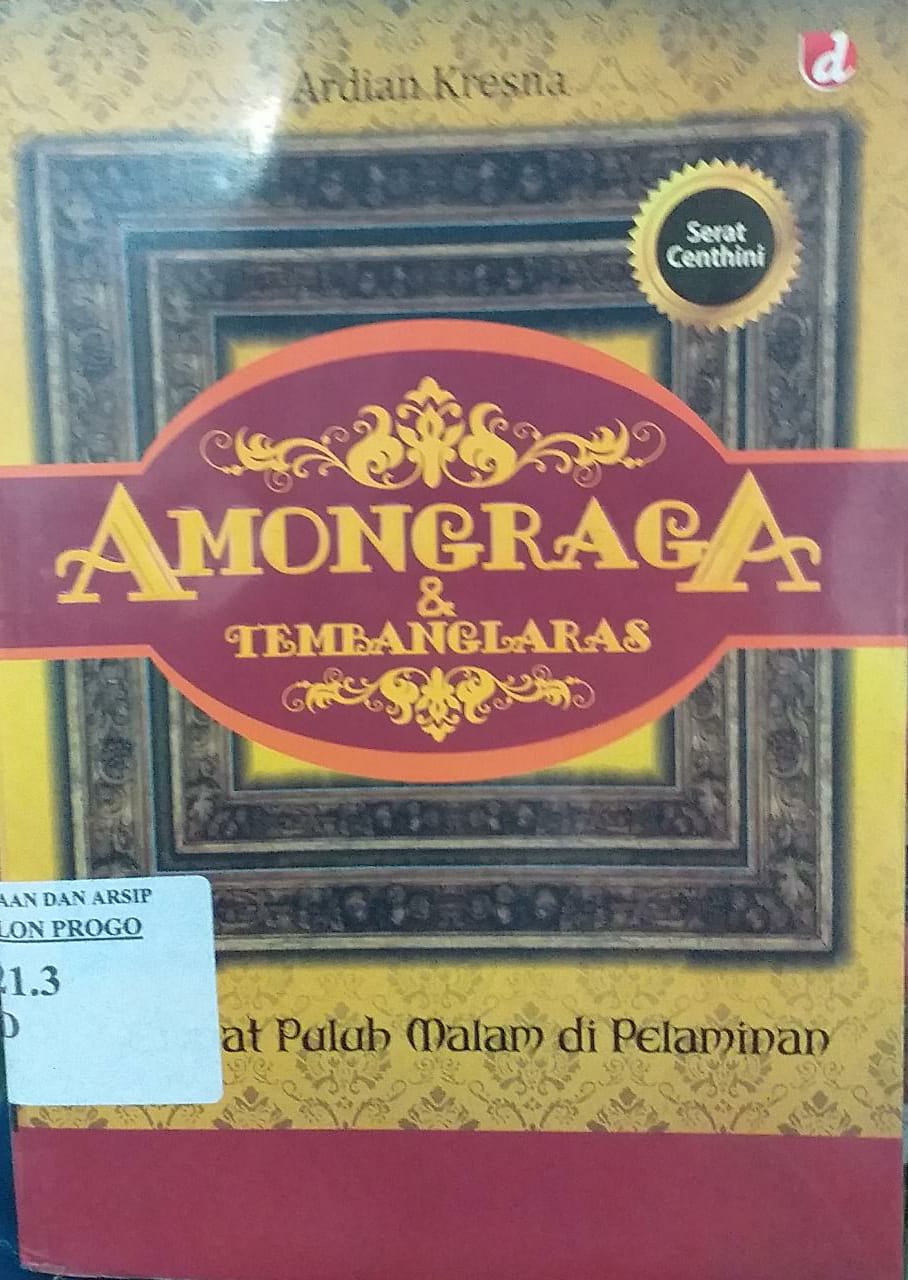 Cover Amongraga & Tembanglaras :  Empat Puluh Malam di Pelaminan / Ardian Kresna
