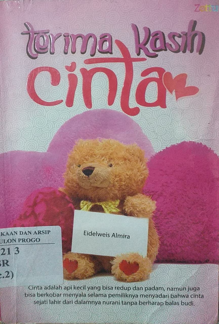 Cover Terima Kasih Cinta / Eidelweis Almira