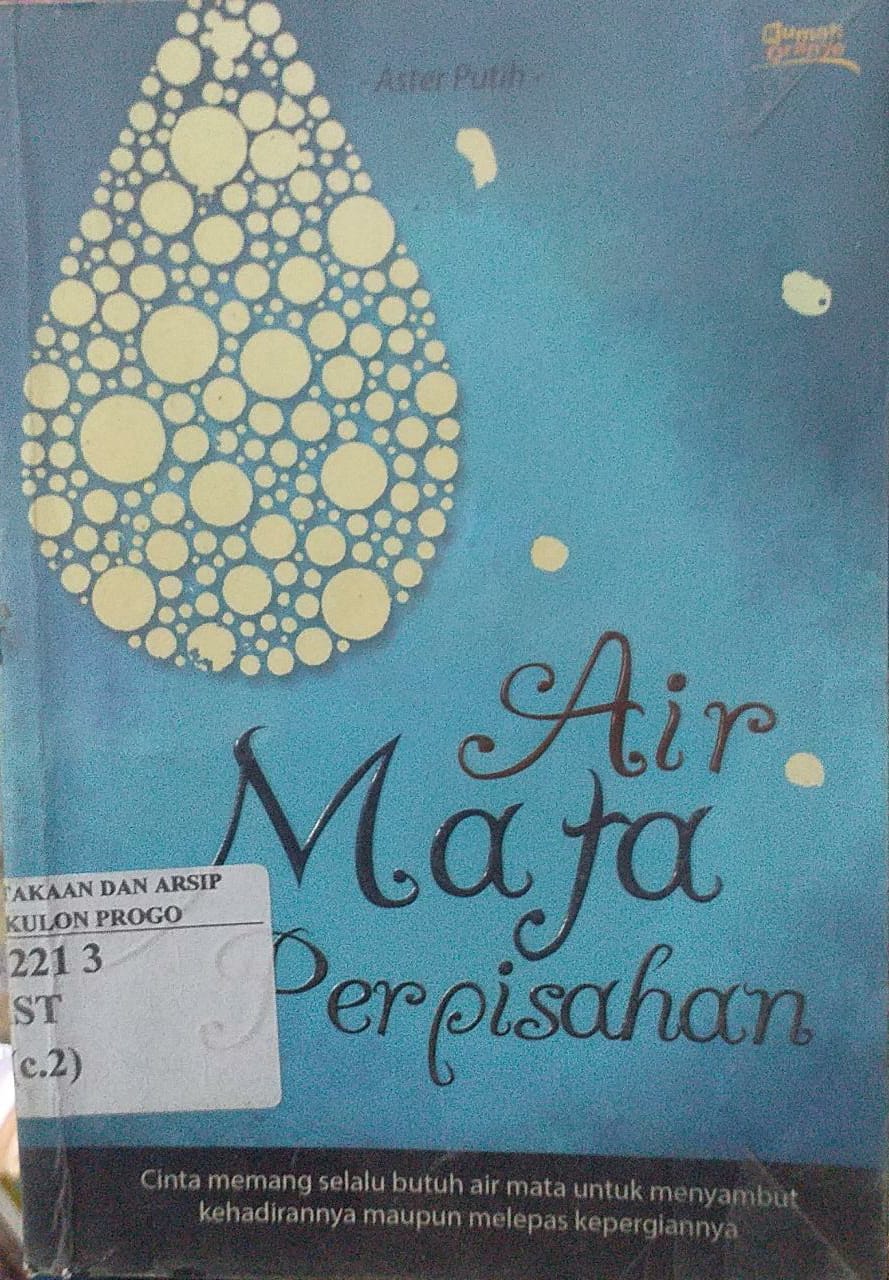 Cover Air Mata Perpisahan / Aster Putih