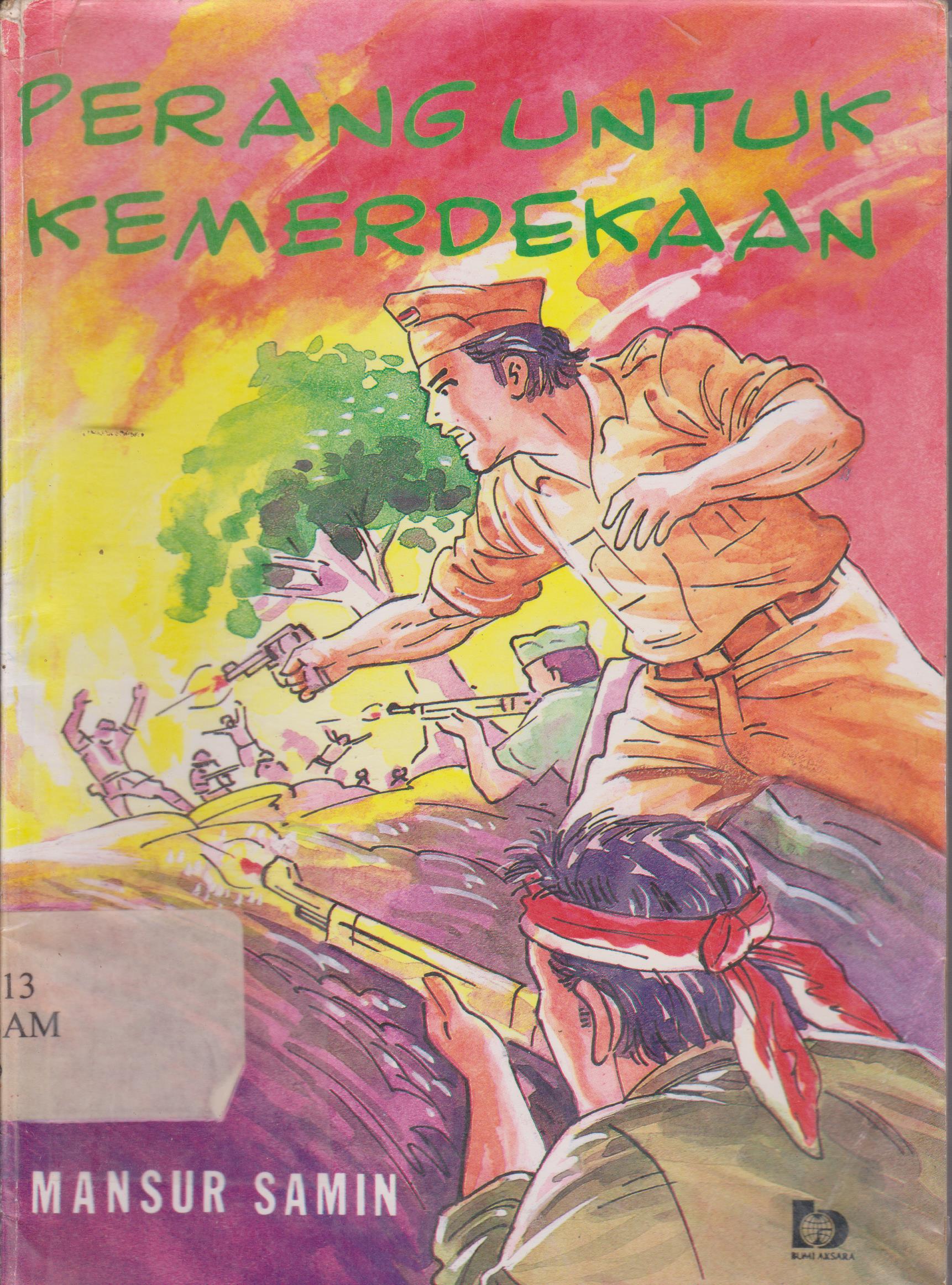 Cover Perang Untuk Kemerdekaan / Samin Mansur