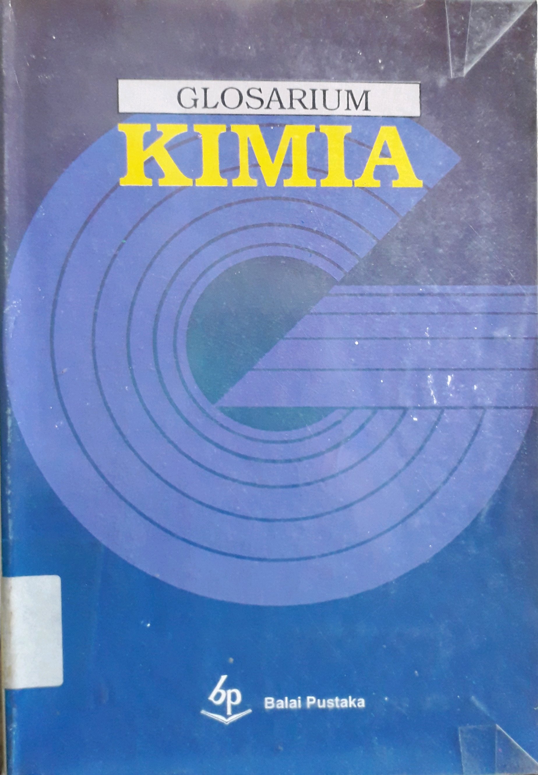 Cover Glosarium kimia