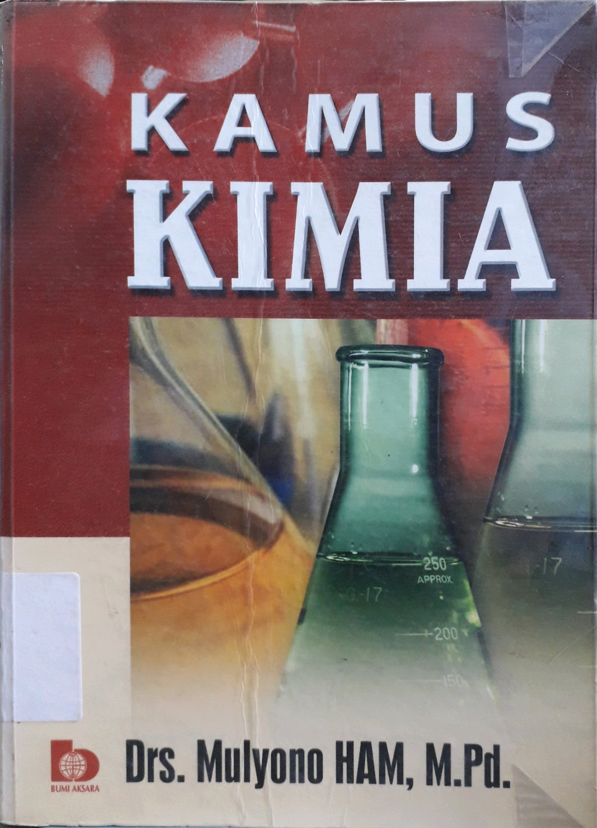 Cover Kamus kimia / Penulis, Mulyono HAM