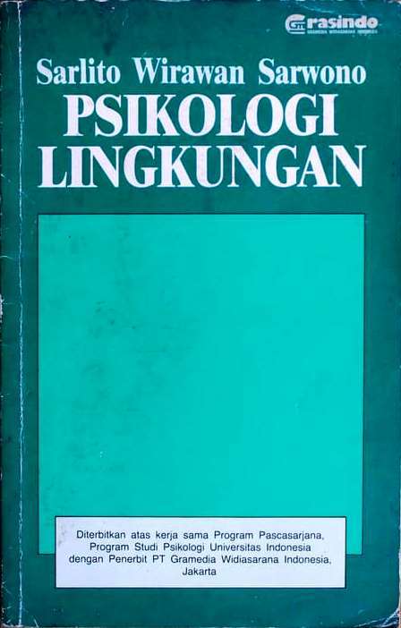 Cover Psikologi lingkungan / Sarlito Wirawan Sarwono