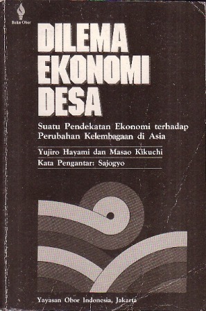 Cover Dilema ekonomi desa / Penulis, Hayami Yujiro