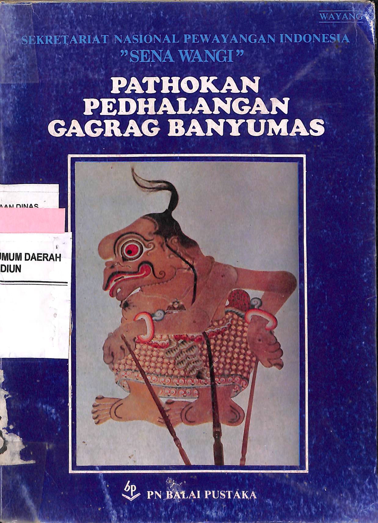 Cover Pathokan Pedhalangan Gagrak Banyumas