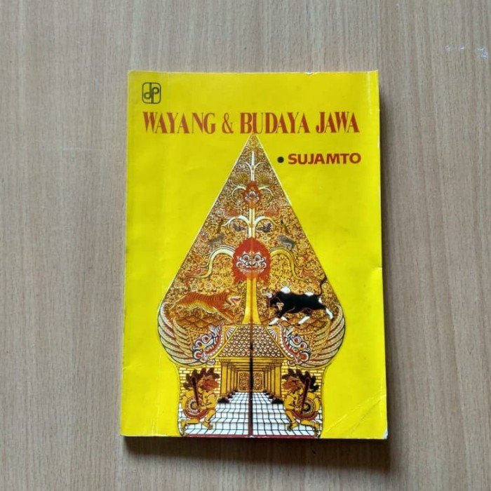 Cover Wayang dan budaya Jawa / SUJAMTO