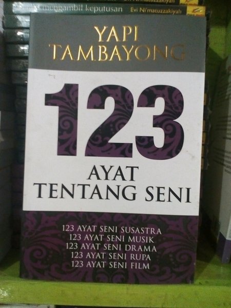 Cover 123 Ayat tentang Seni / Yapi Tambayong (