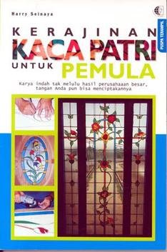 Cover Kerajinan kaca patri untuk pemula / Harry Seinaya, 1970-