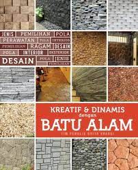 Cover Kreatif & Dinamis Dengan Batu Alam / TIM PENULIS GRIYA KREASI