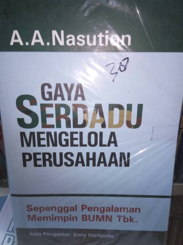 Cover Gaya serdadu mengelola perusahaan / NASUTION, A.A