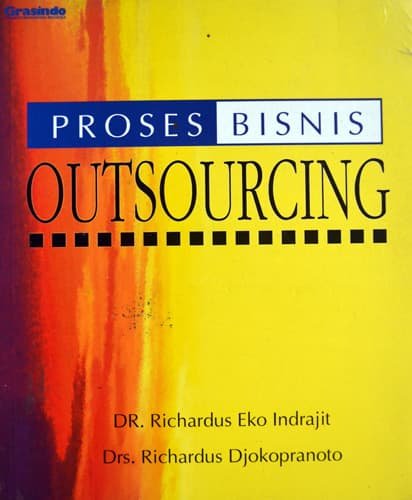 Cover Proses bisnis outsourcing / Richardus Eko Indrajit