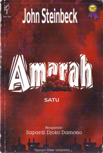 Cover Amarah satu / Steinbeck john