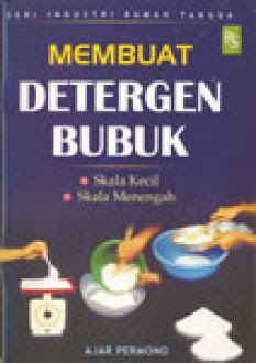 Cover Membuat deterjen Bubuk / Ajar Purnomo