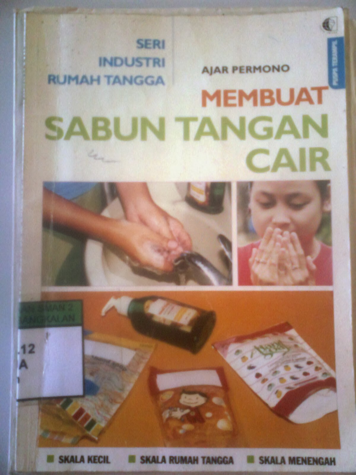 Cover Membuat sabun tangan cair / Permono, Ajar