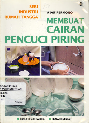 Cover Membuat cairan pencuci piring / Permono, Ajar