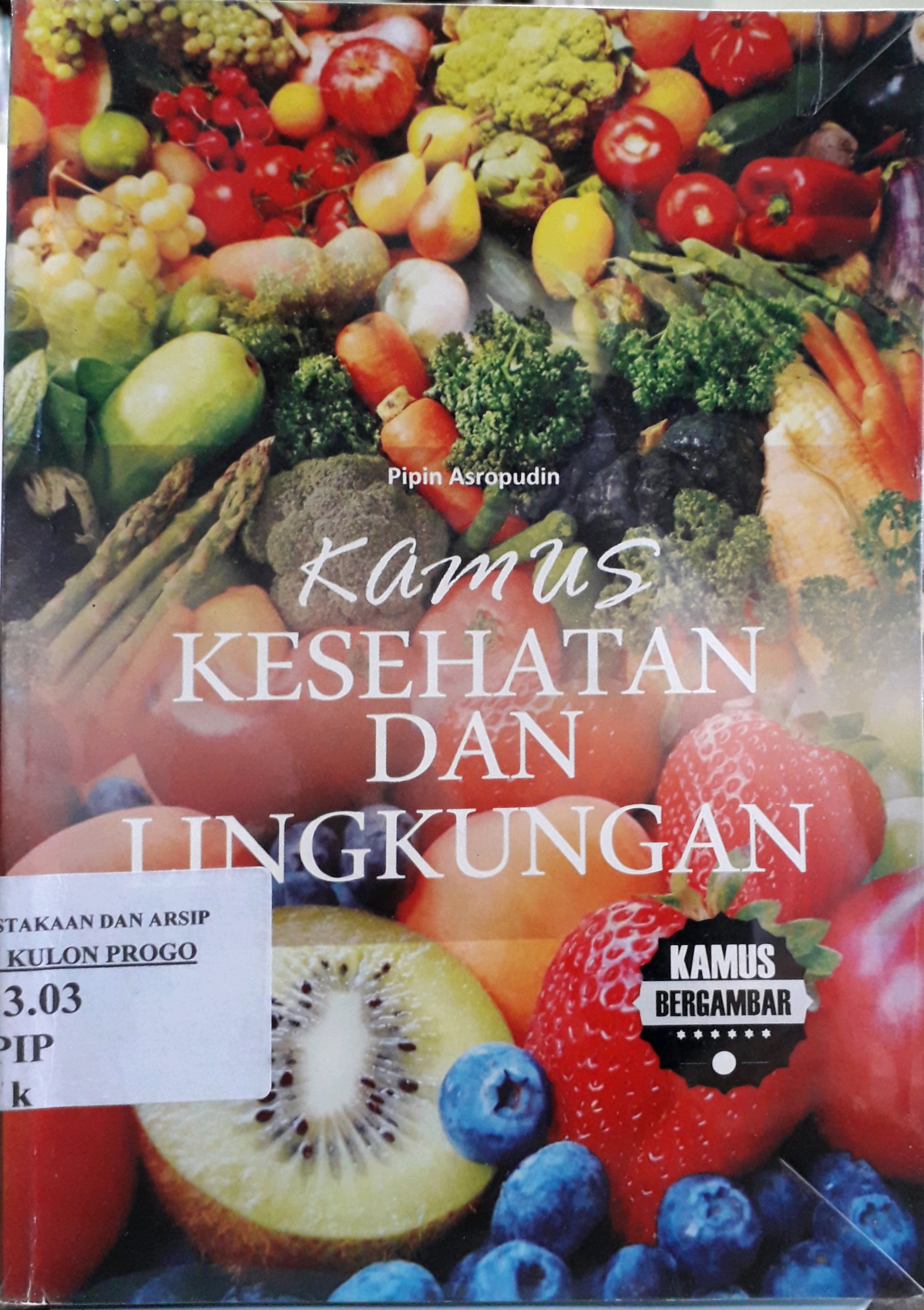 Cover Kamus kesehatan dan lingkungan / Penulis, Pipin Asropudin