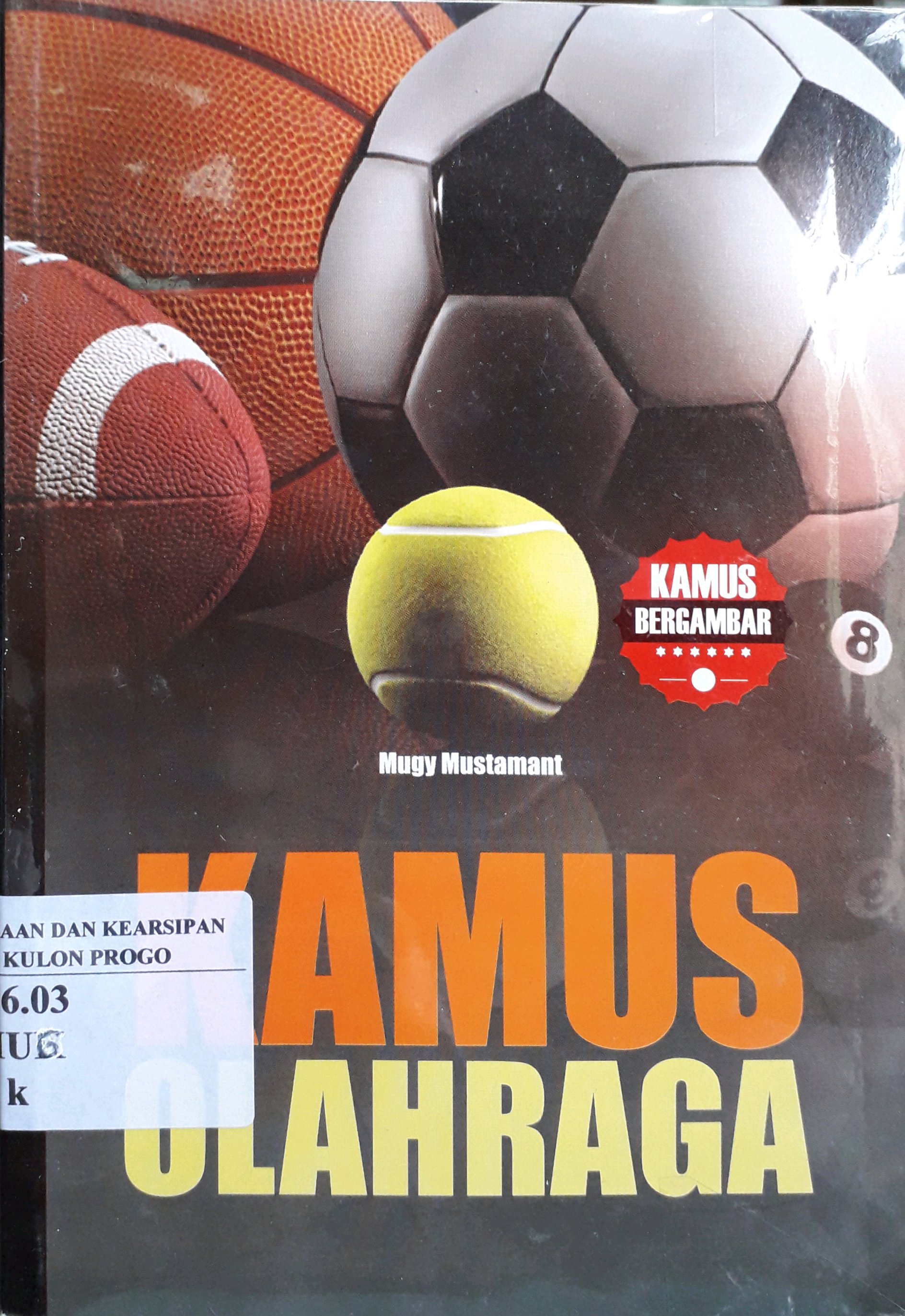 Cover Kamus olahraga / Penulis, Mugy Mustamant