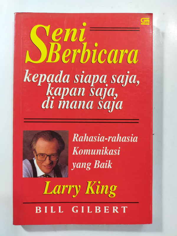 Cover Seni Berbicara kepada siapa saja, kapan saja di mana saja / Larry King, Widodo