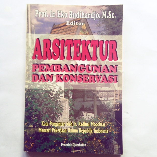 Cover Arsitektur pembangunan dan konservasi / Eko Budiharjo
