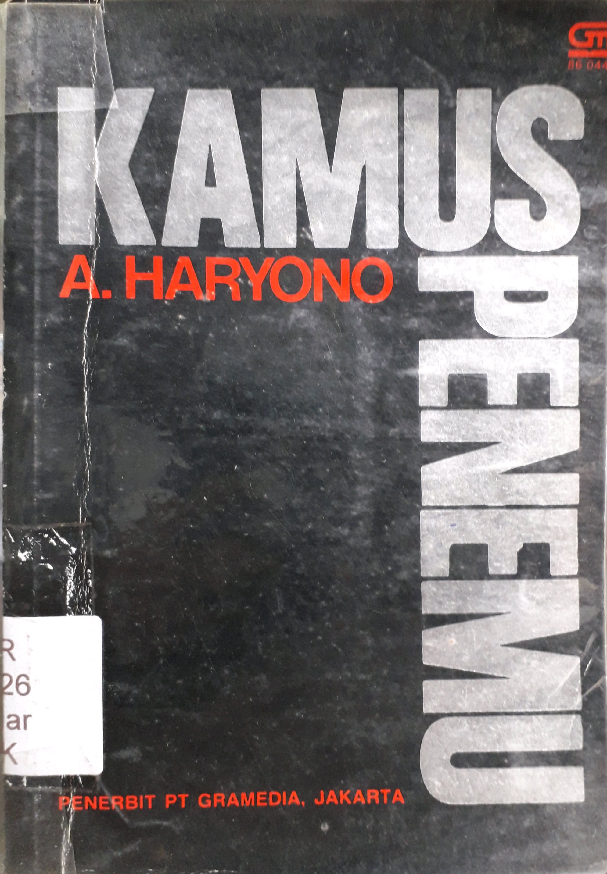 Cover Kamus penemu / Penulis, A. Haryono