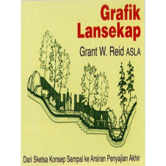 Cover Grafik Lansekap Dari Sketsa Konsep Sampai ke Arsiran Penyajian Akhir / Grant W. Reid