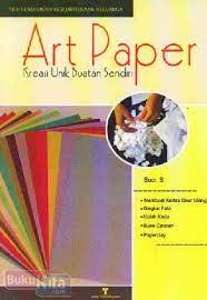Cover Art paper kreasi unik buatan sendiri / Suci