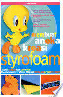 Cover Membuat aneka kreasi styrofoam / Zainal Abidin