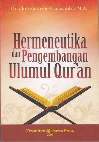Cover Hermeneutika dan Pengembangan Ulumul Qur'an / Phil.Sahiron Syamsuddin