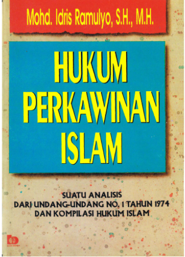 Cover Hukum perkawinan islam / Mohd. Idris Ramulyo