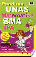Cover Panduan UNAS matematika SMA IPA