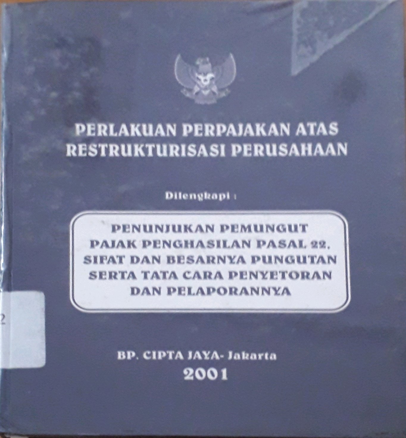 Cover Perlakuan Perpajakan atas restrukturisasi perusahaan