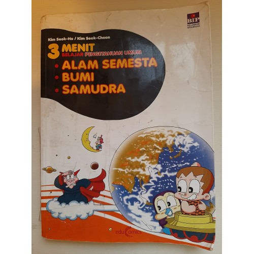 Cover 3 menit belajar ilmu pengetahuan umum alam semesta, bumi samudra / Kim Seok-ho