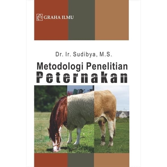 Cover Metodologi Penelitian Peternakan / Penyusun, Sudibya