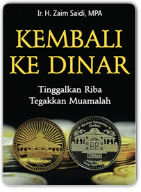 Cover Kembali ke dinar / Zaim Saidi
