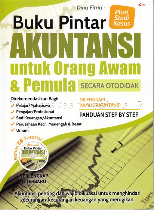 Cover Buku pintar akuntansi untuk orang awam dan pemula / Dina Fitria ; editor, Azka