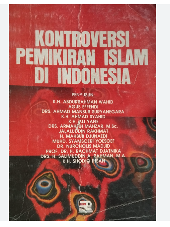 Cover Kontroversi pemikiran islam / Abdurrahman Wahid