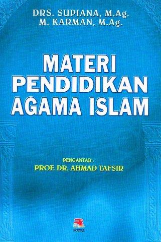 Cover Materi pendidikan agama islam / Supiana