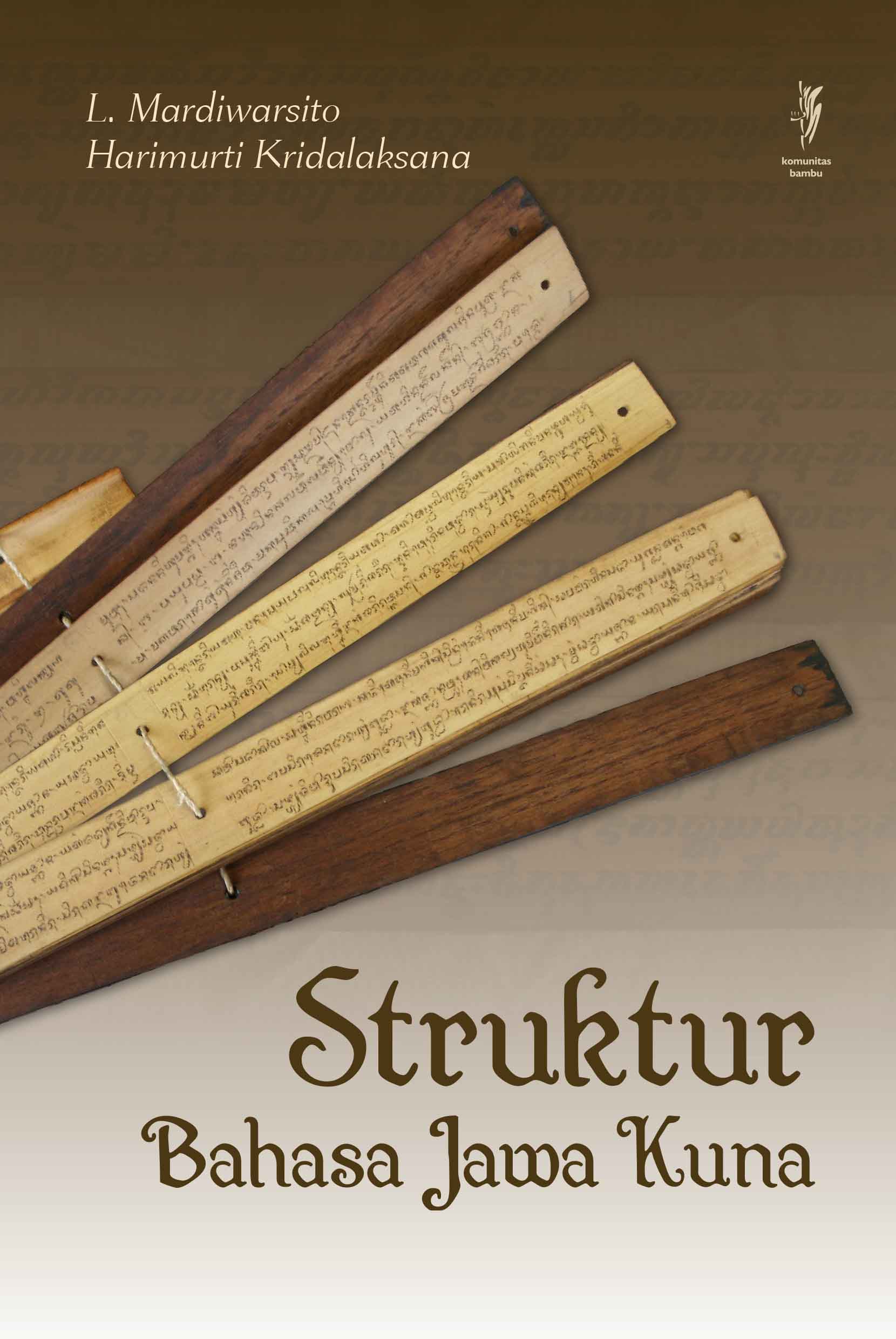 Cover Struktur bahasa Jawa Kuna / L. Mardiwarsito