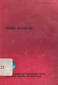 Cover Struktur bahasa Kei