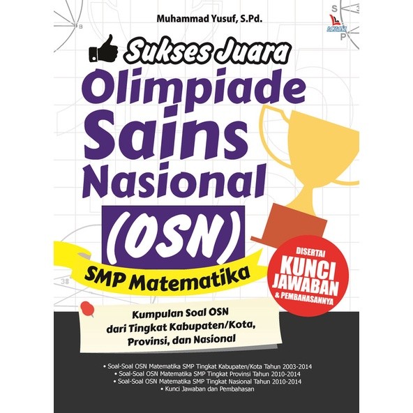 Cover Sukses juara Olimpiade Sains Nasional (OSN) SMP Matematika / Muhammad Yusuf