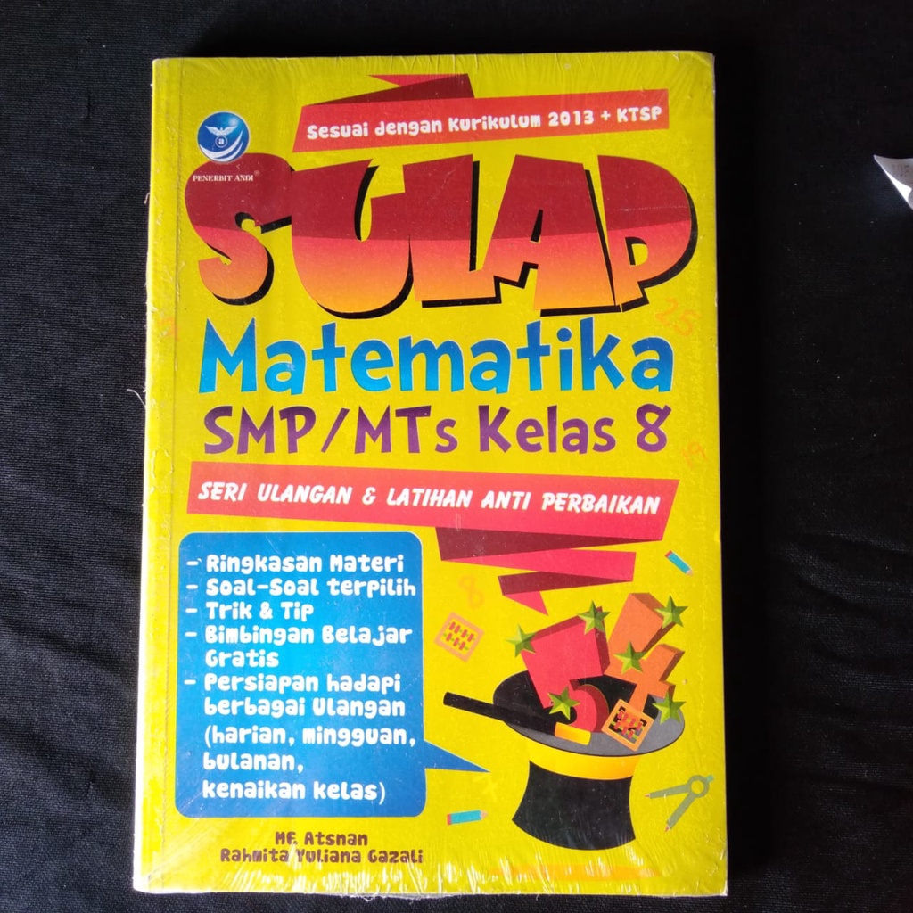 Cover Sulap matematika SMP/MTs kelas 8 / MF. Atsnan