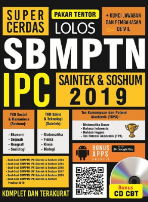 Cover Super cerdas lolos SBMPTN IPC saintek & soshum 2019
