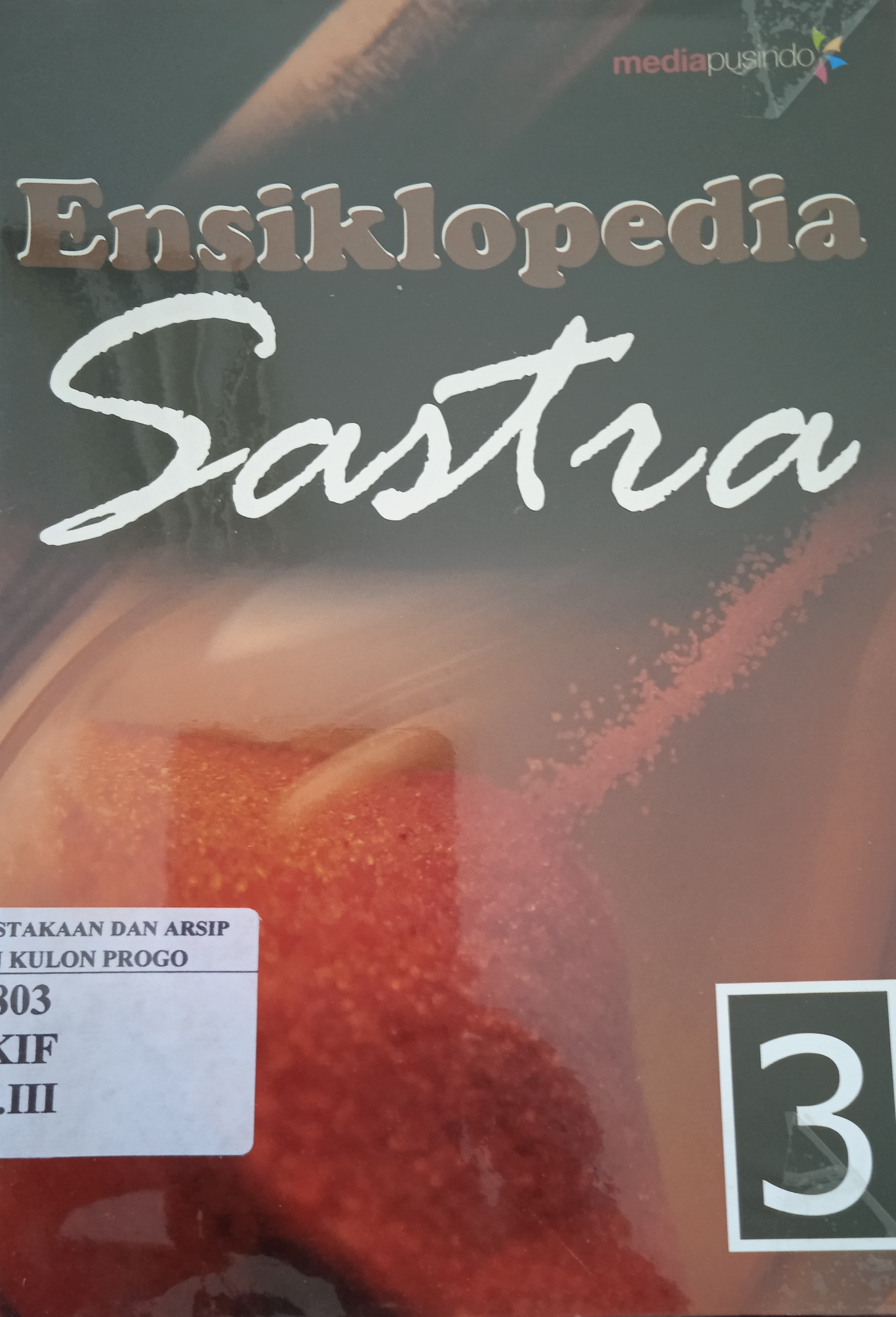 Cover Ensiklopedia Sastra Edisi 3 / Kiftiawati
