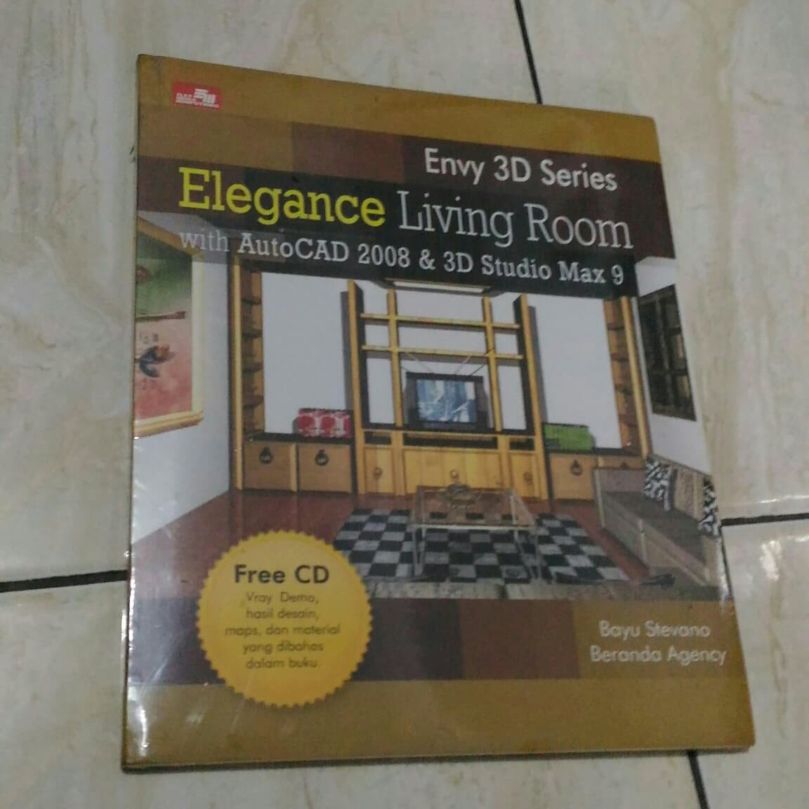 Cover Elegance Living Room With Autocad 2008 dan 3D Studio Max 9 / Bayu stevano; Beranda Agency