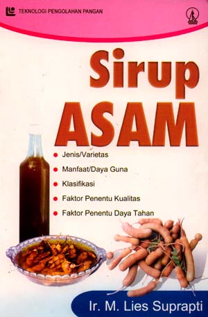 Cover Sirup asam / Lies Suprapti, M.