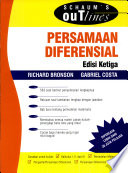 Cover Teori dan soal-soal Persamaan diferensial / Richard Bronson
