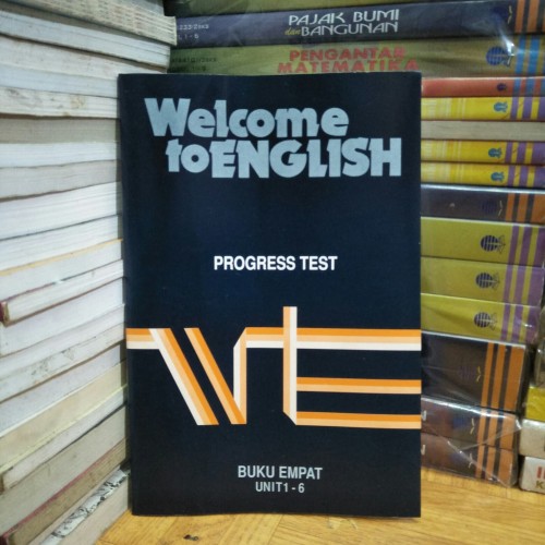 Cover Welcome to english buku empat tes kemajuan
