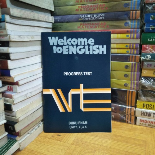 Cover Welcome to english buku enam tes kemajuan