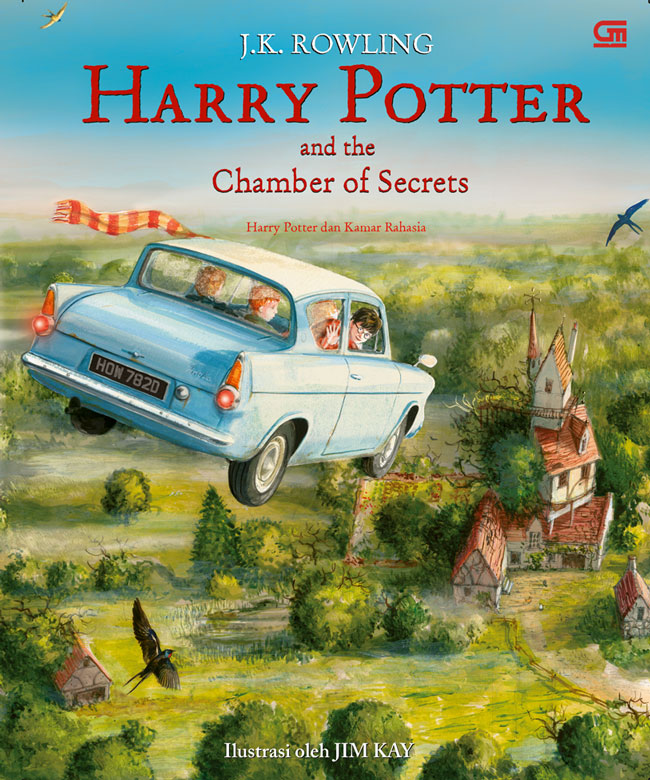Cover Harry Potter dan kamar rahasia / J.K. Rowling